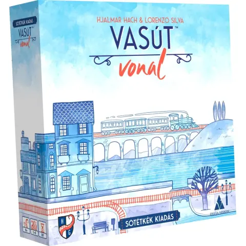DELTA VISION Vasútvonal társasjáték - sötétkék kiadás