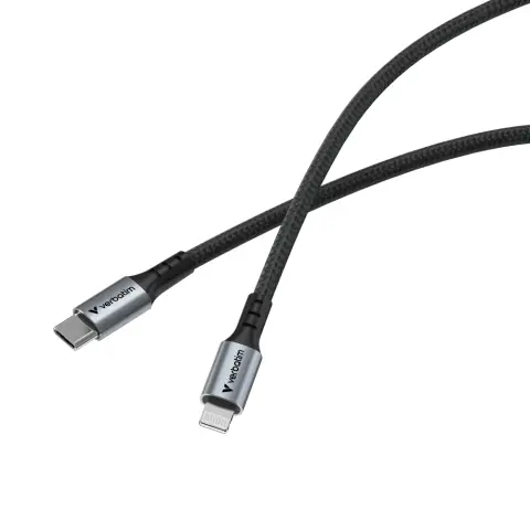 VERBATIM USB 2.0 Type C Lightning Punjač/podaci Crno 1.2m 31844