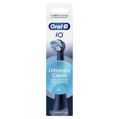 ORAL-B iO Ultimate Clean Elektronička četkica za zube razmjena fej 4kom crno
