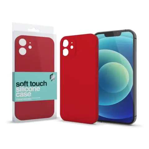 XPRO Soft Touch Slim silicone case Apple iPhone 16e red