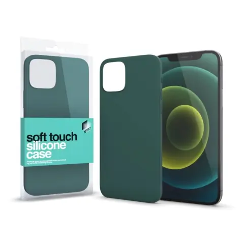 XPRO Soft Touch Slim Silicone case Apple iPhone 16e dark green