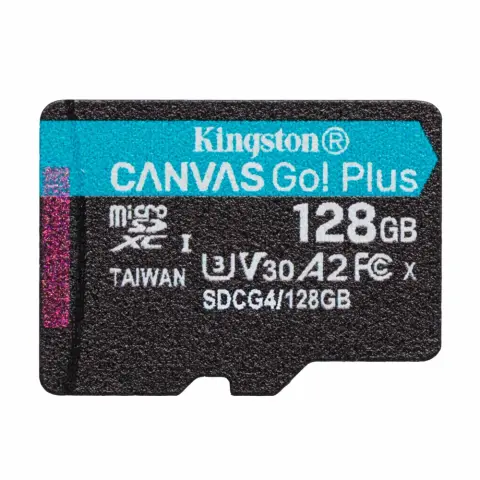 KINGSTON Canvas Go! Plus 128GB MicroSDXC 160 MB/s SDCG4/128GBSP