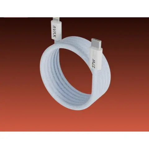 AVAX USB 2.0 Type C Lightning Töltő/adat Plava 1m CB611LB