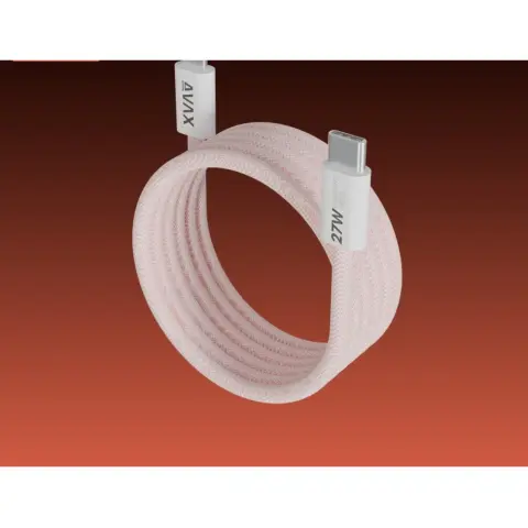 AVAX USB 2.0 Type C Lightning Töltő/adat Ružičasta 1m CB611P
