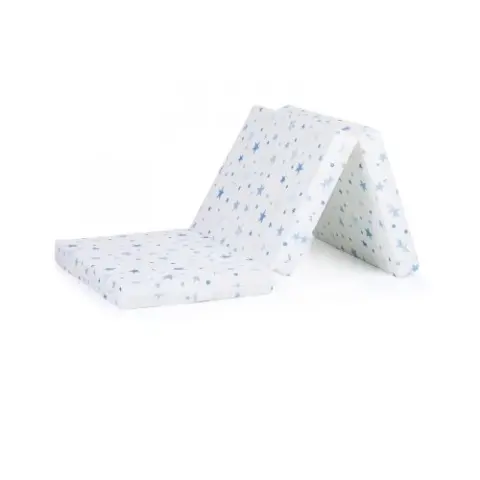 CHIPOLINO összehajtható matrac 60x120 - White - blue stars