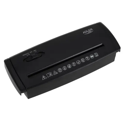 ADLER AD1040 paper shredder black