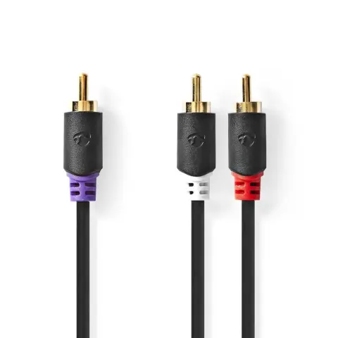 NEDIS RCA Összekötő Fekete 3m CABW24000AT30