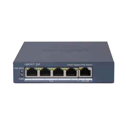 HIKVISION DS-3E1505P-EI 4 Port Gigabit Smart POE Switch
