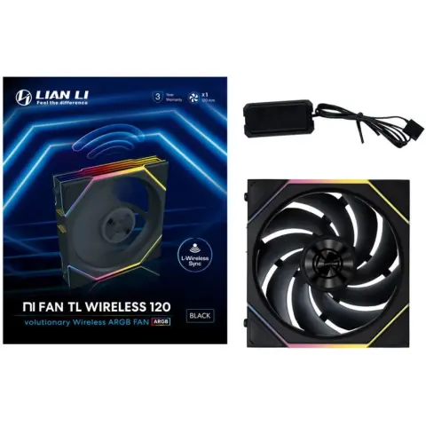 LIAN LI UNI FAN TL Wireless 120mm fekete