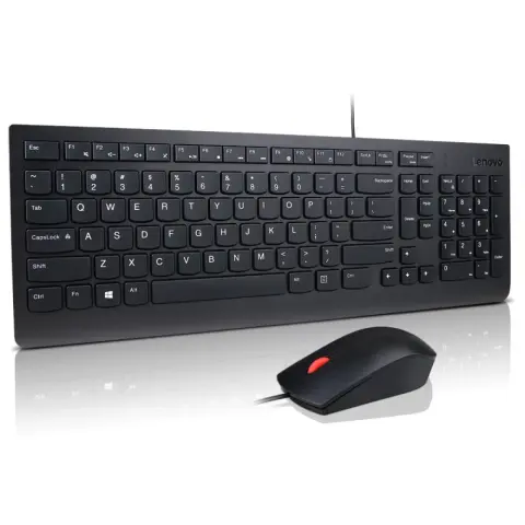 LENOVO 4X31R64316 Essential Combo US Angol fekete