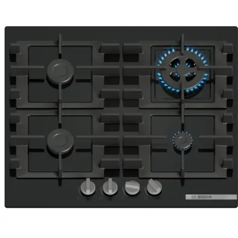 BOSCH PNH6B6K40 Serie 4 Gáz főzőlap 60cm Fekete