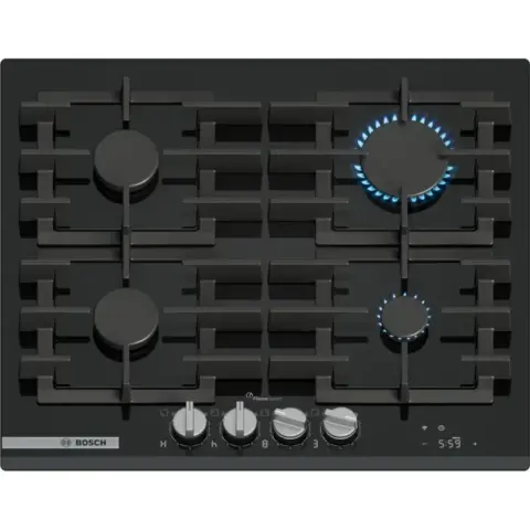 BOSCH PRP6A6H40 Serie 8 Gáz főzőlap 60cm Edzett üveg Fekete