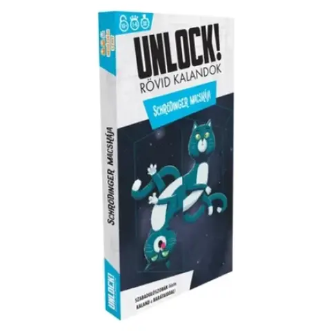 ASMODEE Unlock!: Rövid kalandok - Schrödinger macskája kártyajáték