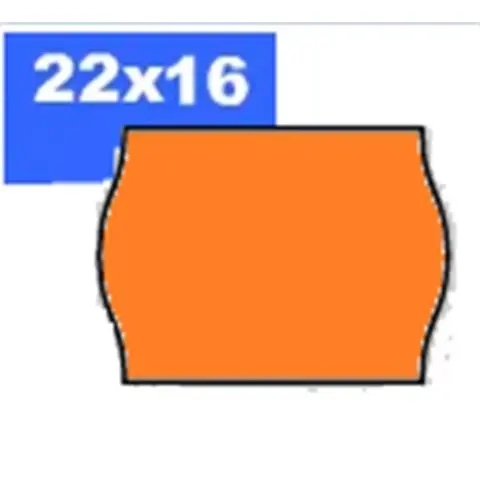 BLITZ Price marking tape 22x16 mm orange