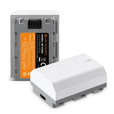 K-F CONCEPT NP-FZ100 akkumulátor USB-C 2600mAh 2 db