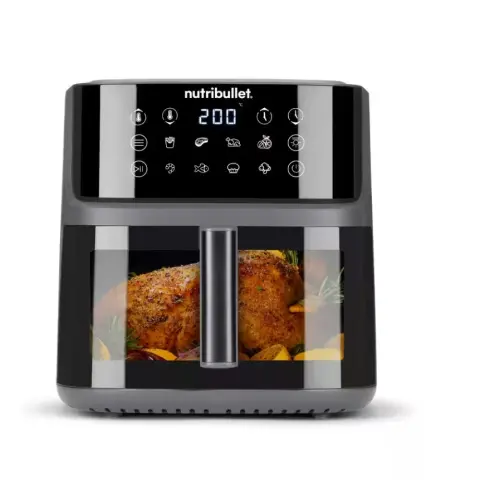 NUTRIBULLET NBA0811DG CrispLite Vision Air Fryer Forrólevegős sütő 8L