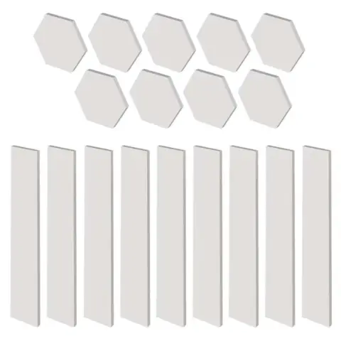 EMOS ZIW249R GoSmart Lines 34W RGBIC LED lámpa 9 részes fehér