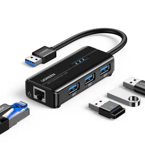 UGREEN USB 3.0 Hub Ethernet Adapter