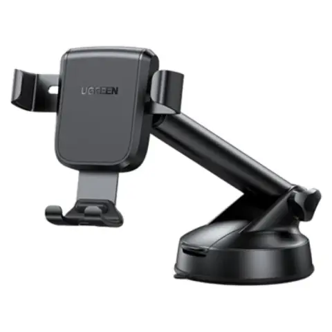 UGREEN Gravitacijski automobilski držač 4.7"-7" automatski lock za armaturnu ploču crni