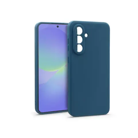HAFFNER Matt szilikon hátlap Samsung Galaxy A36 5G kék