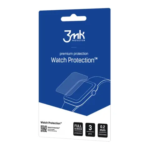 3MK Huawei Band 8 3MK WATCH PROTECTION kijelzővédő fólia 3db full screen PET ÁTLÁTSZÓ