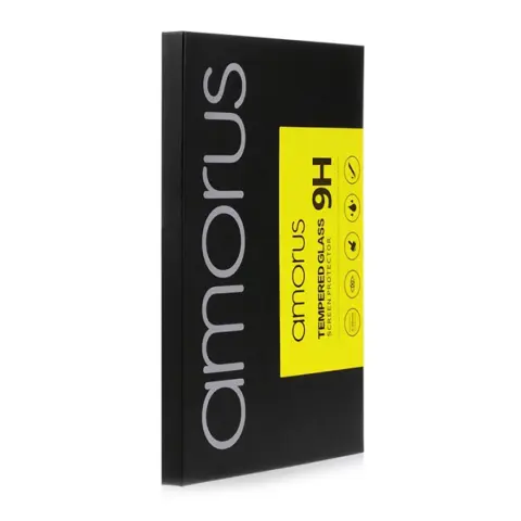 AMORUS iPhone 13 mini AMORUS képernyővédő üveg 3D 9H FEKETE