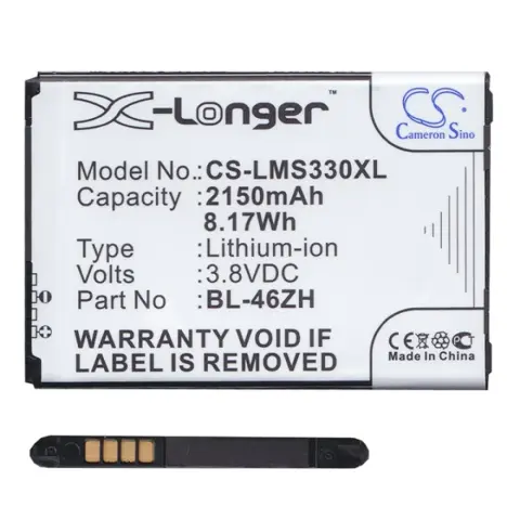 CAMERON SINO LG K8 CAMERON SINO battery 2150mAh LI-ION BL-46ZH compatible