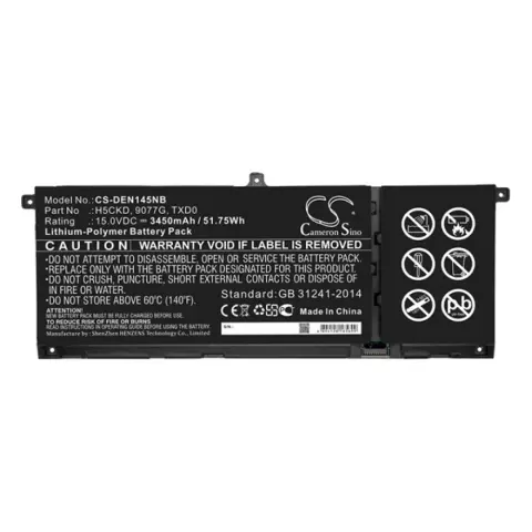 CAMERON SINO Li-Polymer akku 15.0V/3450mAh DELL 9077G kompatibilis