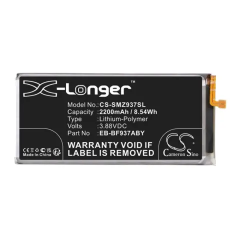 CAMERON SINO Samsung Z Fold4 5G CAMERON SINO Li-Polymer battery 3 main BLACK