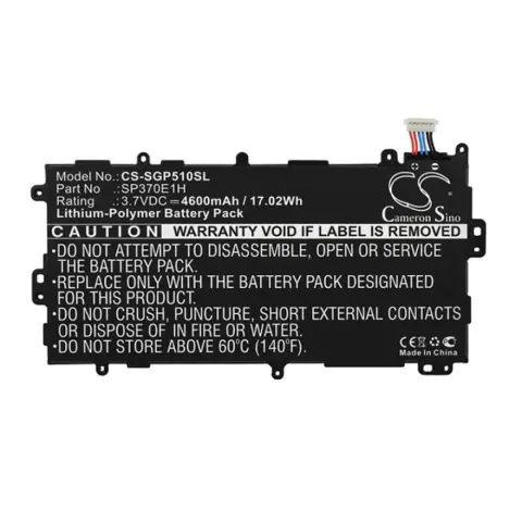 CAMERON SINO Samsung Note 8.0 CAMERON SINO Li-Polymer akku 3.7V/3000mAh Samsung SP3770E1H kompatibilis FEKETE OEM