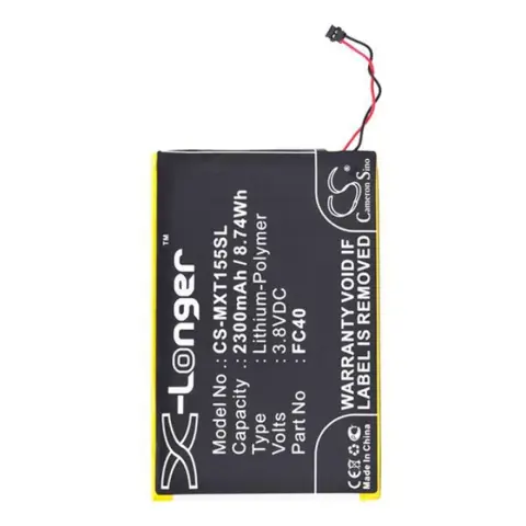 CAMERON SINO Motorola Moto G3 CAMERON SINO Li-Polymer battery 3.8V/2300mAh Motorola FC40 compatible BLACK