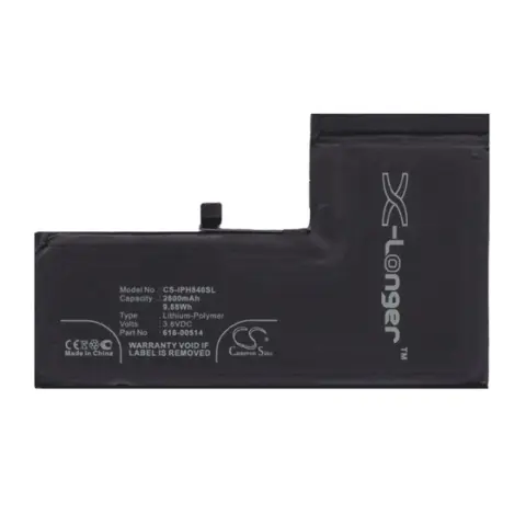 CAMERON SINO iPhone XS 5.8 CAMERON SINO Li-Polymer battery 3.8V/2600mAh Apple 616-00514 compatible BLACK