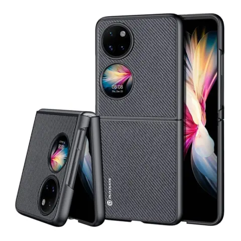 DUX DUCIS Huawei P50 Pocket DUX DUCIS FINO szilikon telefonvédő műanyag belső rombusz FEKETE