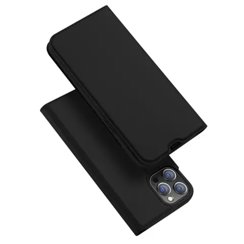 DUX DUCIS iPhone 13 Pro Max DUX DUCIS SKIN PRO tok álló bőr hatású FLIP asztali tartó ARANY