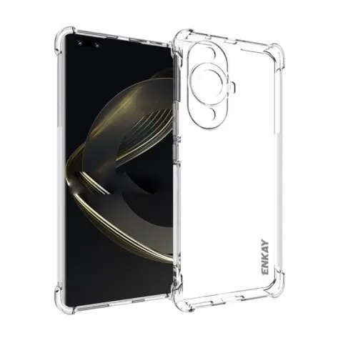ENKAY Huawei Nova 11 Pro ENKAY szilikon telefonvédő ütésállóság légpárnás sarok ÁTLÁTSZÓ