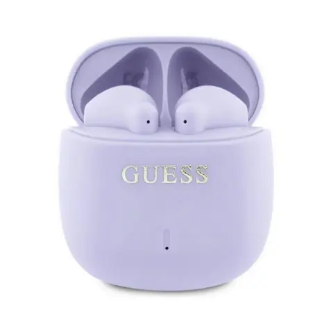 GUESS PRINTED CLASSIC LOGO bluetooth fülhallgató SZTEREO v5.3 IPX4 + töltőtok LILA