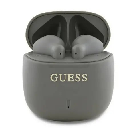 GUESS PRINTED CLASSIC LOGO bluetooth fülhallgató SZTEREO v5.3 IPX4 + töltőtok SZÜRKE