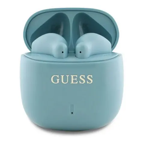 GUESS PRINTED CLASSIC LOGO bluetooth fülhallgató SZTEREO v5.3 IPX4 + töltőtok TÜRKÍZ