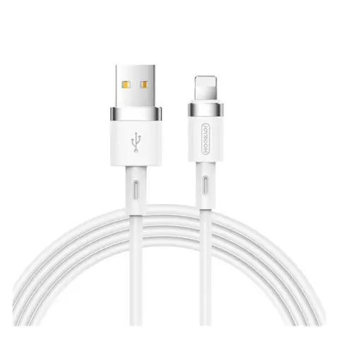 JOYROOM iPhone 14 Pro JOYROOM adatkábel USB - lightning törésgátló FEHÉR