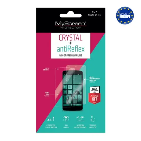 MYSCREEN iPhone 6S Plus 5.5 MYSCREEN CRYSTAL/ANTIREFLEX képernyővédő fólia 2 féle típus ÁTLÁTSZÓ/TÜKRÖZŐDÉSMENTES