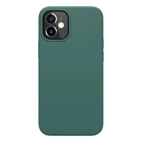 NILLKIN Flex Pure szilikon hátlap Apple iPhone 12 Mini sötétzöld