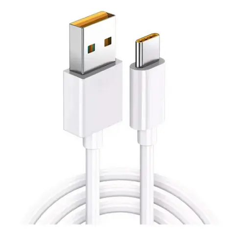 OPPO adatkábel (USB - Type-C 65W gyorstöltő 100cm) FEHÉR OEM