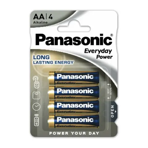 PANASONIC EVERYDAY POWER szupertartós elem AA alkáli 4db/csomag