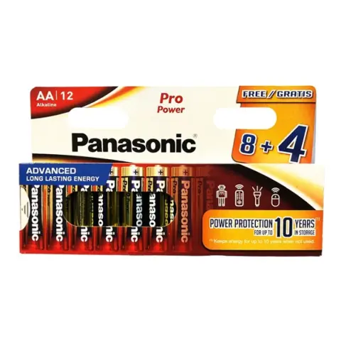 PANASONIC SMART szupertartós elem AA alkáli 12db/csomag