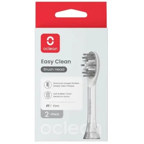 OCLEAN Easy Clean Elektromos fogkefe pótfej P1K3 2db szürke