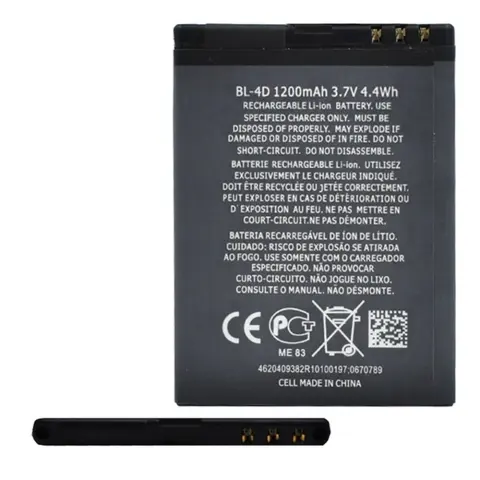 GIGAPACK nokia e7-00 akku 1200mah li-ion bl-4d kompatibilis