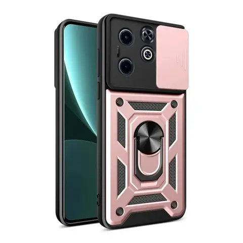 GIGAPACK infinix hot 40i 4g defender szilikon telefonvédő ütésállóság kameravédő rozéarany