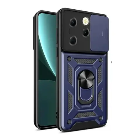 GIGAPACK infinix hot 40 pro 4g defender szilikon telefonvédő ütésállóság kameravédő sötétkék