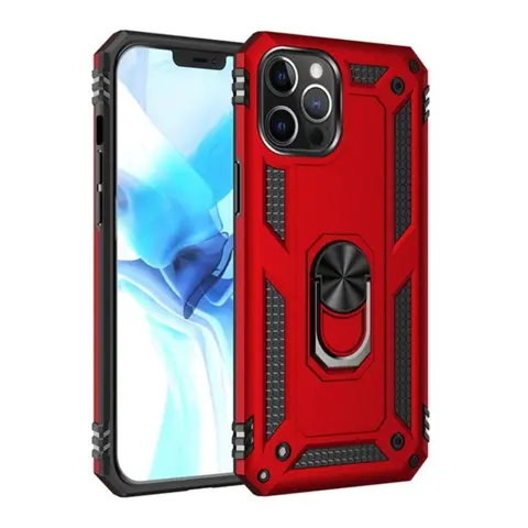 GIGAPACK iphone 12 pro max defender szilikon telefonvédő ütésállóság mágneses piros