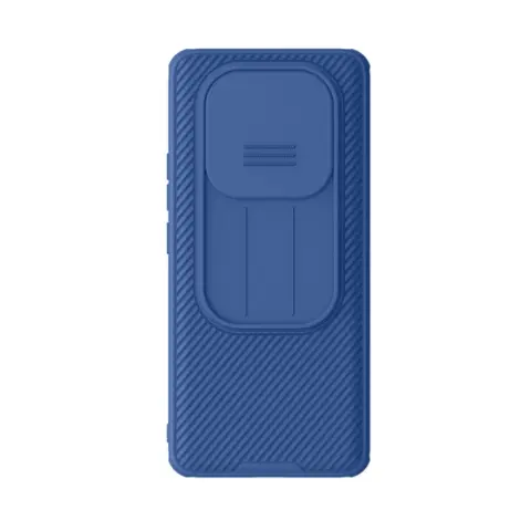 NILLKIN CAMSHIELD PRO Redmi Note 14 Pro Plus 5G szilikon telefonvédő (ütésállóság. kameravédő. csíkos) SÖTÉTKÉK